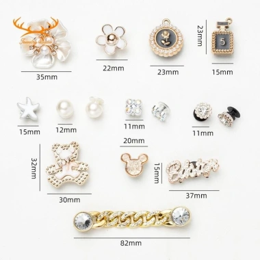 Set 15 Phụ Kiện Đá Trang Trí Giày Dép và Cao Gót Lấp Lánh DIY Nữ - 82.500₫ 2