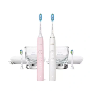 Set 2 Bàn Chải Điện Philips Sonicare Diamond Clean HX9.914/55 - Nhập Đức, Sonic, Làm Sạch Sâu, BH 12 Tháng 10