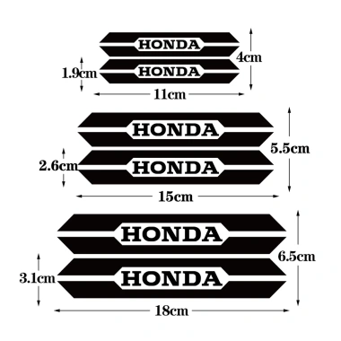 Set 2 miếng dán phản quang chống thấm nước trang trí xe Honda ADV150 PCX160 600RR CB650F - 44.347₫