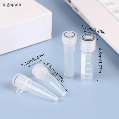 Set 20 Ống Nhựa PP 1.5‑1.8ml + Nắp Chặn cho Phòng Thí Nghiệm – Giá 48,510₫