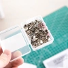 Set 200 đinh ghim bảng nỉ gỗ bần mũ inox bạc Deli - Dán tranh ảnh, sticker, đóng túi 5