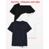 Set 3 Áo Thun Old Navy Cotton Trơn Giá Ưu Đãi 408k - Độ Mềm Mại, Độ Bền Cao