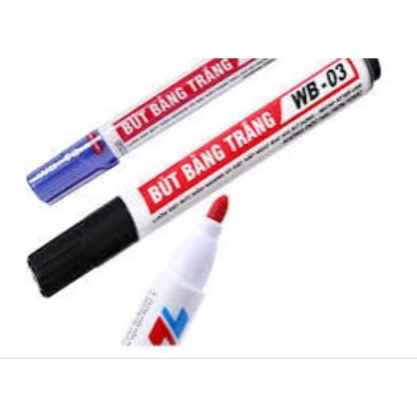 Set 3 cây bút lông cho bảng trắng - Mực mượt, màu tươi, giá chỉ 27.000 VND giảm so với 34.830 VND