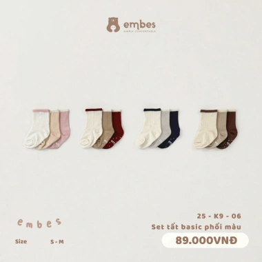 Set 3 Đôi Vớ và Tất Chống Trơn Cotton Mềm Mại Co Giãn cho Bé 1-4 Tuổi - 69.000₫ 2 Set 3 Đôi Vớ và Tất Chống Trơn Cotton Mềm Mại Co Giãn cho Bé 1-4 Tuổi - 69.000₫ 2
