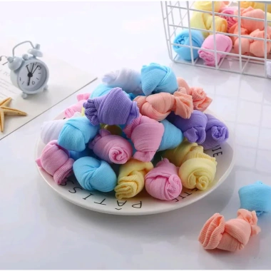 Set 5 Đôi Tất Kẹo Cổ Cao 0-4 Tuổi - Chất Mềm Mại, Giá chỉ 19.000đ, giảm từ 22.800đ 2
