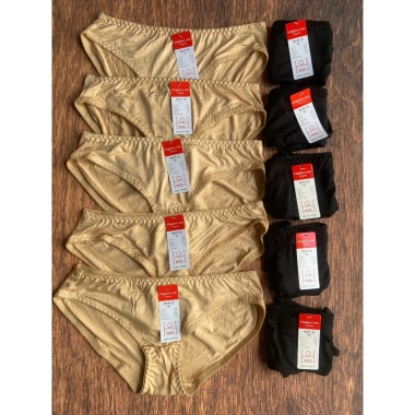 Set 5 quần thun cotton cao cấp lưng tháp mẫu trơn - Giá chỉ 115.000đ, giảm mạnh 6