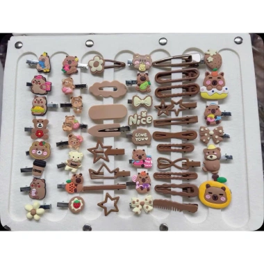Sét 50 kẹp tóc nịt buộc tóc siêu đáng yêu cho bé gái - Giá ưu đãi 89.000 VND 3