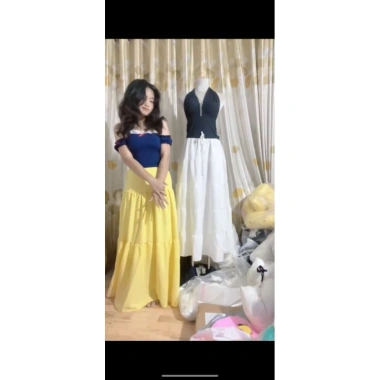 Sét Áo Váy Công Chúa Bạch Tuyết Gân Tăm Quảng Châu Bigsize 38‑45kg và Quà Tặng