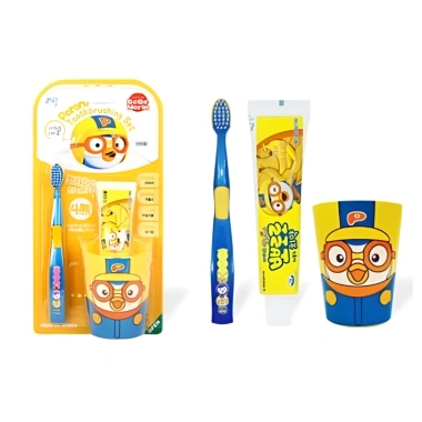 Set bàn chải BeBe Morin Kids Pororo Petty 3 trong 1 nhập Hàn Quốc giảm 21%