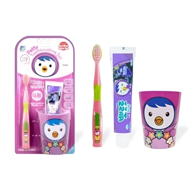 Set bàn chải BeBe Morin Kids Pororo Petty 3 trong 1 nhập Hàn Quốc giảm 21%