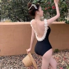 Set bikini nữ liền thân hở lưng quyến rũ, siêu tôn dáng HHQC BKN55 - 159.000₫ 4