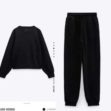 Set bộ nỉ dài sweater ZR xuất xịn, áo dài tay nỉ mềm, giá chỉ 279.000đ tại VNXK