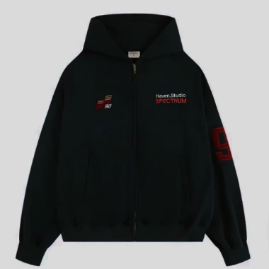 Set bộ nỉ Haven Studio áo khoác hoodie zip boxy và quần nỉ, giảm giá 299k
