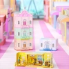 Set bộ xếp hình nhà xếp chồng cho bé gái - Đồ chơi giáo dục, quà sinh nhật, mô hình kiến trúc, giảm giá 267.967₫ 3