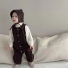 Set bodysuit và mũ áo nỉ mềm cho bé trai, bé gái mùa thu đông F56 - Giá 189.200₫ 10