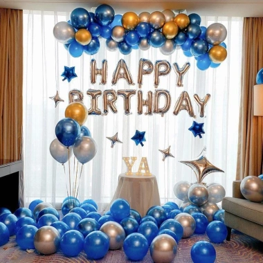 Set bong bóng trang trí sinh nhật siêu nhũ Happy Birthday cho bé trai, bé gái - đầy đủ phụ kiện, giá ưu đãi 159.200 VND 6 Set bong bóng trang trí sinh nhật siêu nhũ Happy Birthday cho bé trai, bé gái - đầy đủ phụ kiện, giá ưu đãi 159.200 VND 6