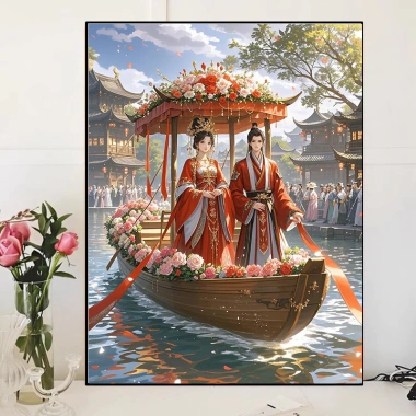 Set Cổ Cưới Chữ Thập Khâu 2.025 Thêu Ren Tự Làm Chất Liệu Cao Cấp Giá Ưu Đãi