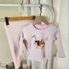 Set dài tay thu đông bé gái dễ thương, quần caro size 7-25kg chỉ 173.900₫ 5