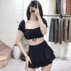 Set Đồ Bơi Nữ 2 Món Váy Xòe và Tay Cánh Thiên - Ôm Dáng, Tôn Vòng Eo, Mềm Mịn 199k 2
