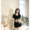 Set Đồ Bơi Nữ 2 Món Váy Xòe và Tay Cánh Thiên - Ôm Dáng, Tôn Vòng Eo, Mềm Mịn 199k 3