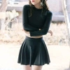 Set Đồ Bơi Nữ Tay Dài + Váy Xoè Size M L XL - Thun Co Giãn 4 Chiều, Tôn Dáng, Che Khuyết Điểm - 199k 3