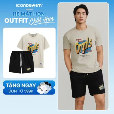 Set Đồ Nam ICONDENIM Golden Script Hình In Orgnls Form Regular - Giá chỉ 239.000 VND