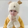 Sét Mũ Gấu Lông Cừu và Khăn Quàng Cổ Cho Bé 5-24 Tháng Giá Ưu Đãi 69.000₫ 9
