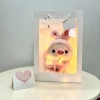 Set quà tặng 2.025 - Combo 4 món: Gấu bông cute, thiệp, đèn nháy, túi mặt kính giá rẻ 121.5k 3