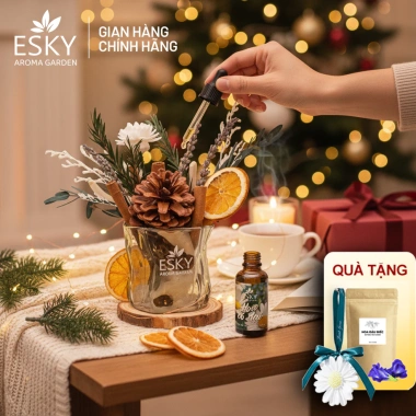 Set Quà Tặng Nam Nữ Ly Hoa Decor Thơm Phòng - ESKY Aroma Garden, Giảm giá 289k 3 Set Quà Tặng Nam Nữ Ly Hoa Decor Thơm Phòng - ESKY Aroma Garden, Giảm giá 289k 3