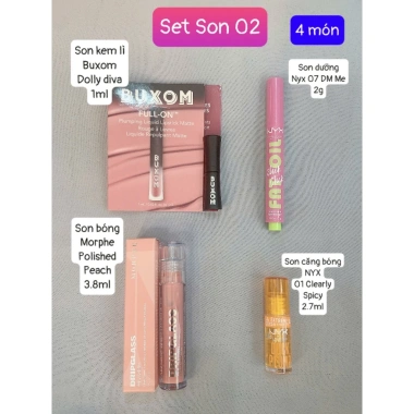 Set Son Môi Ul.ta: Son Bóng va Son Kem Đậm Mà, Giảm Giá 258k Giá Gốc 325k