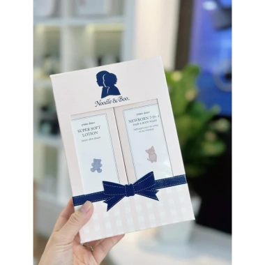 Set Sữa tắm gội 2in1 + Dưỡng thể Noodle&Boo 237ml cho bé sơ sinh Giá 450.000₫