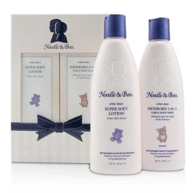 Set Sữa tắm gội 2in1 + Dưỡng thể Noodle&Boo 237ml cho bé sơ sinh Giá 450.000₫