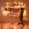 Set trang trí sinh nhật 50 bong bóng, đèn Led và phụ kiện đầy đủ, giá ưu đãi 3