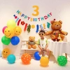 Set trang trí sinh nhật bóng Gấu 3D phong cách Hàn Quốc - Giá chỉ 31.500 VND 3