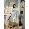 Set Váy Ngủ Cao Cấp Hube Sleepwear - Áo Choàng Lụa Hai Dây, Ren Viền Ngực, Eo Xuông Dài, Tiểu Thư QC, Giá Ưu Đãi 515.000 VND 2