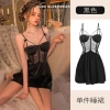 Set Váy Ngủ và Áo Choàng Lụa Ren Eo Cup, Cổ Ngực - Cao Cấp, Giá 315k Xíu Sleepwear 7