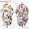 SHANLIN Trẻ Em Làm Tóc Mũi, Cắt Tóc Hoạt Hình, Nhuộm Salon, Áo Choàng Chống Thấm