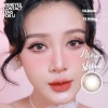 Shine Brown VANEYES Kính áp tròng cận 0-7.00 độ màu nâu tự nhiên giảm giá 75.000₫ 4