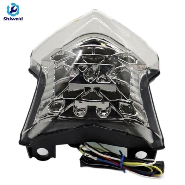 Shiwaki LED Đuôi Đèn Xoay Tích Hợp Siginal Lắp Đặt nhanh cho Kawasaki Ninja Z900 2.017-2.023 6