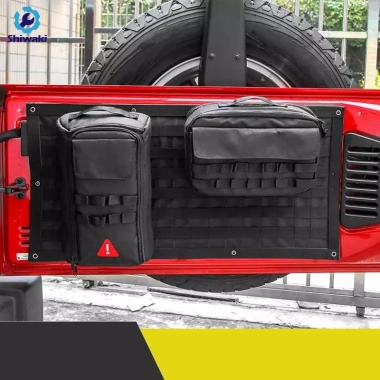 Shiwaki Xe Cốp Xe Sắp Xếp Lưu Trữ Hạng Nặng Vải Oxford Đuôi Túi Dụng Cụ Bỏ Túi cho Bj40plus - Giá chỉ 226.600 VND 5