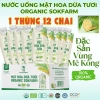 SIÊU NGON Thùng 12 Chai Nước Mật Hoa Dừa Tươi Tiệt Trùng Organic SOKFARM Đặc Sản Mê Kông - Giá 165k