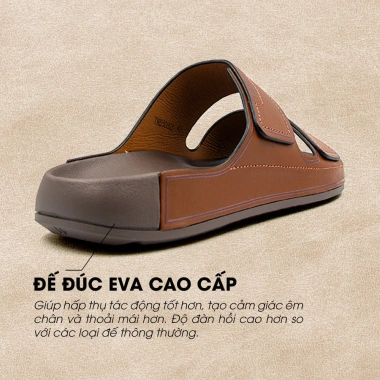 SIÊU SALE 3.3 Dep Quai Ngang Nam Da Bò Nappa Cao Cấp Tomoyo TMD308 Giá 1,4 Triệu