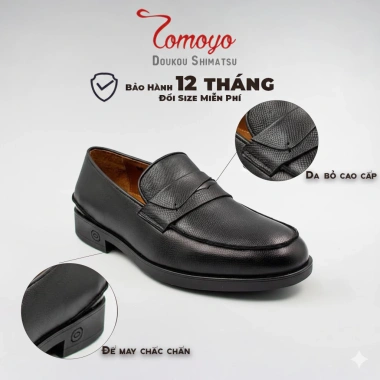 SIÊU SALE 3.3 Giày Tây Nam Không Dây Loafer Tomoyo TMN24.401 - Giá chỉ 2.89 triệu