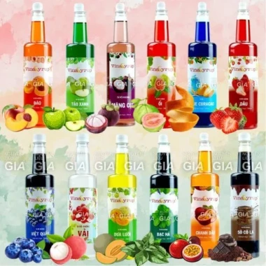 Siro Vina 750ml Nhiều Hương - Giảm Đặc Biệt 46.400 VND, Hương Tươi Mát, Dành Cho Trẻ