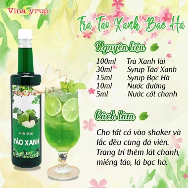 Siro Vina 750ml Nhiều Hương - Giảm Đặc Biệt 46.400 VND, Hương Tươi Mát, Dành Cho Trẻ