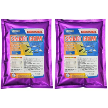 SMART GROW – Thức ăn tăng trọng nhanh, chắc thịt, tạo màu, kích thích bắt mồi cho cá, ếch, lươn – Giá ưu đãi 215.000₫
