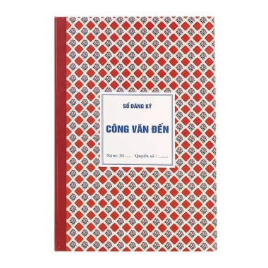 Sổ bìa cứng công văn đến - công văn đi, bìa dày bền, giá 39.000₫ (giá gốc 50.310₫)