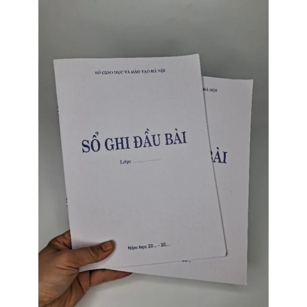 Hình ảnh sản phẩm Sổ Ghi Đầu Bài THCS Mẫu Chuẩn Hà Nội - Giá Rẻ 45000đ, Khuyến Mãi