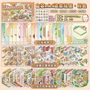 Sổ Sticker 3D Cảnh Quan Cắt Sẵn Cho Bé - Bộ Nhãn Dán Phong Cảnh Hanacorn Giá Sale 59K 24 Sổ Sticker 3D Cảnh Quan Cắt Sẵn Cho Bé - Bộ Nhãn Dán Phong Cảnh Hanacorn Giá Sale 59K 24