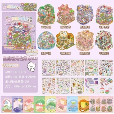 Sổ Sticker 3D Cảnh Quan Cắt Sẵn Cho Bé - Bộ Nhãn Dán Phong Cảnh Hanacorn Giá Sale 59K 42 Sổ Sticker 3D Cảnh Quan Cắt Sẵn Cho Bé - Bộ Nhãn Dán Phong Cảnh Hanacorn Giá Sale 59K 42